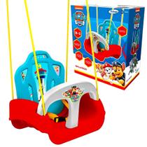 Balanço de Brinquedo Infantil Patrulha Canina 3 em 1 com Ajustes seguro até 36kg Balanço de Brinquedo Infantil Patrulha Canina 3 em 1 com Ajustes seguro até 36kg