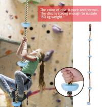 Balanço de corda de escalada para crianças e brincadeiras internas e externas