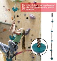 Balanço de corda de escalada para crianças e brincadeiras internas e externas - Generic