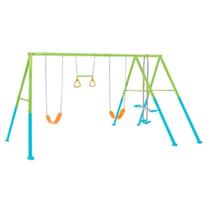 Balanço De Jardim Infantil Quatro Posições Trapézio De Ginástica Gangorra E Assentos Intex