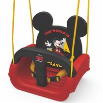 Balanço de Pendurar Mickey - 3 em 1 - Vermelho e Preto - 19798 - Xalingo