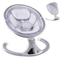 Balanço Elétrico para Bebê Larex com 5 Velocidades, Bluetooth e Controle Remoto Balanço Elétrico para Bebê Larex com 5 Velocidades, Bluetooth e Controle Remoto