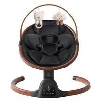 Balanço Elétrico para Bebê Wnttmt 5 Velocidades Bluetooth Preto