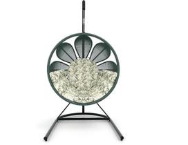 Balanço Flor em Corda Náutica Verde Militar - Tecido Vinales Verde