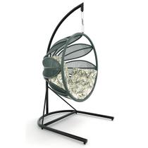 Balanço Flor em Corda Náutica Verde Militar - Tecido Vinales Verde