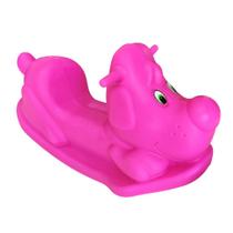 Balanço gangorra infantil cachorrinho (dog) rosa - até 4 anos