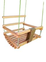Balanço gangorra infantil madeira 50x40 suporta 100kg
