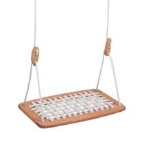 Balanço Garden com Assento em Corda Trançada Natural/Bege