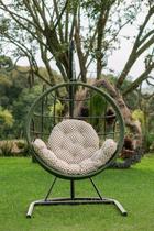 Balanço Hawaii Lua cheia com suporte - Corda náutica - Verde Balanço Hawaii Lua cheia com suporte - Corda náutica - Verde