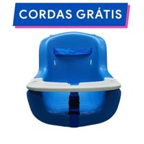 Balanço Infantil Azul Suspenso Teto Bebê Plástico P/ Crianças - Cia do Pula Pula Balanço Infantil Azul Suspenso Teto Bebê Plástico P/ Crianças - Cia do Pula Pula