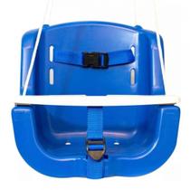 Balanço Infantil Bebê Kids Com Cinto + Cordas Cor Azul Balanço Infantil Bebê Kids Com Cinto + Cordas Cor Azul