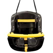 Balanço Infantil Bebê Kids Com Cinto + Cordas Cor Preto Balanço Infantil Bebê Kids Com Cinto + Cordas Cor Preto