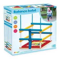 Balanço Infantil Bebê Madeira com Cinto Junges - 7897858313269 Balanço Infantil Bebê Madeira com Cinto Junges - 7897858313269