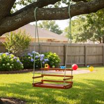 Balanço Infantil em Madeira com Cordas Resistentes