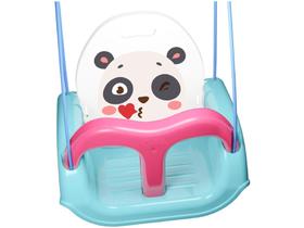 Balanço Infantil Pandinha Azul e Rosa - Pais e Filhos Balanço Infantil Pandinha Azul e Rosa - Pais e Filhos