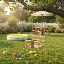 Balanço Infantil Para Crianças Em Madeira até 10 anos