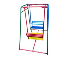 Balanço Infantil Paraíso Vai E Vem 4 Lugares Aço Max 160kg Balanço Infantil Paraíso Vai E Vem 4 Lugares Aço Max 160kg