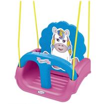 Balanço infantil rosa desenho unicórnio Xalingo Balanço infantil rosa desenho unicórnio Xalingo