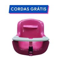 Balanço Infantil Rosa Suspenso Teto Bebê Plástico P/ Crianças - Cia do Pula Pula Balanço Infantil Rosa Suspenso Teto Bebê Plástico P/ Crianças - Cia do Pula Pula