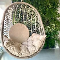 Balanço Ninho Pendurado Maracaipe Corda Náutica Rami Balanço Ninho Pendurado Maracaipe Corda Náutica Rami