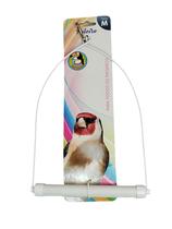 Balanço Plástico Para Pássaros Médio Branco Toco Tucano