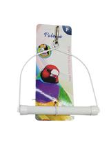 Balanço Plástico Para Pássaros Pequeno Branco Toco Tucano