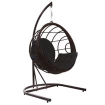 Balanço San José Alumínio Revestido em Fibra Sintética - Tecido Duna Midnight