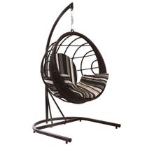 Balanço San José Alumínio Revestido em Fibra Sintética - Tecido Illimani Preto