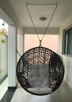 Balanço Suspenso Fibra E Aluminio Varanda Jardim Sala Balanço Suspenso Fibra E Aluminio Varanda Jardim Sala