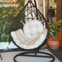 Balanço Suspenso Gota Fibra Sintetica Estrutura Em Alúminio