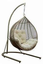 Balanço suspenso Pingo com suporte - Corda náutica by DeckDecor. Balanço suspenso Pingo com suporte - Corda náutica by DeckDecor.