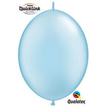 Balão 12 polegadas q-link light blue unitário qualatex 65333u