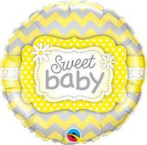 Balao 18 redondo sweet baby amarelo 25856 Balao 18 redondo sweet baby amarelo 25856