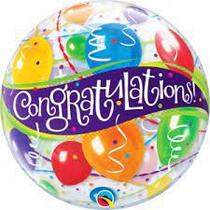 Balao 22 bubble simples congratulations balões 27564