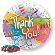 Balao 22 bubble simples thank you serpentinas 27500 Balao 22 bubble simples thank you serpentinas 27500