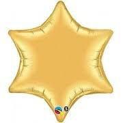 Balao 22 estrela metalizada 6 pontas ouro 19070 Balao 22 estrela metalizada 6 pontas ouro 19070