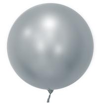 Balão 24 bubble cromado prata mb Balão 24 bubble cromado prata mb