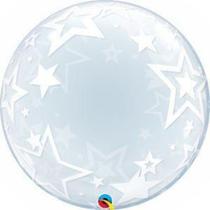balao 24 Deco Bubble Estrelas Elegantes 42671 - Qualatex balao 24 Deco Bubble Estrelas Elegantes 42671 - Qualatex