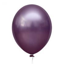 Balão 5 Alumínio Lilas Happy Day 25 Un