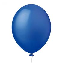 Balão 5 Azul Escuro Happy Day Pc 50