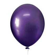 balão 5 polegadas aluminio c/50 un Happy Day bexiga látex