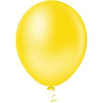 Balão 8 Liso Amarelo PIC PIC Pacote com 50 Balão 8 Liso Amarelo PIC PIC Pacote com 50