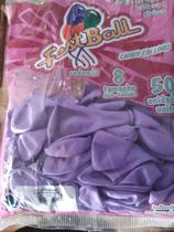 Balão 8 redondo Festbal Lilas candy - DelRei ind artefatos latex
