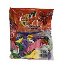 Balão 8 Sortido Happy Day 50un