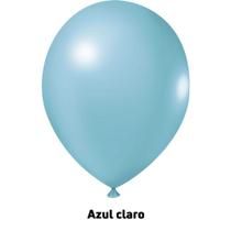 Balao 9 Liso Party Azul Claro C/50 Joy - JOY BALOES Balao 9 Liso Party Azul Claro C/50 Joy - JOY BALOES