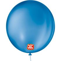 Balão 9 Liso Redondo Azul Cobalto PCT.C/50 Balão 9 Liso Redondo Azul Cobalto PCT.C/50