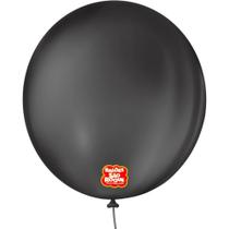 Balão 9 Liso Redondo Preto Ebano PCT.C/50 Balão 9 Liso Redondo Preto Ebano PCT.C/50