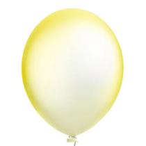 Balão 9 Neon Amarelo Happy Day 25 Un