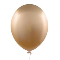 balão 9 polegadas aluminio c/50 un Happy Day bexiga látex