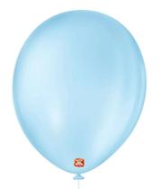 Balão 9 polegadas Látex Liso Azul Baby Balões São Roque 25 unidades Balão 9 polegadas Látex Liso Azul Baby Balões São Roque 25 unidades